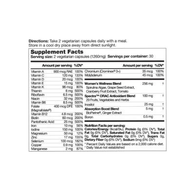 LIFE NUTRITION Women's Everyday Complete