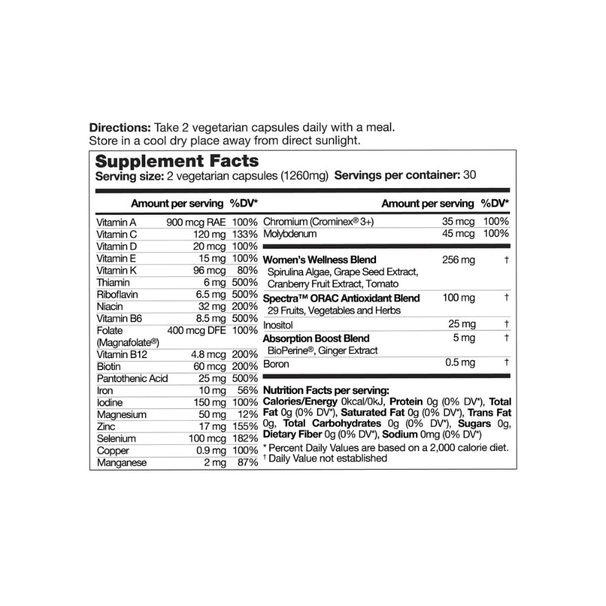 LIFE NUTRITION Women's Everyday Complete