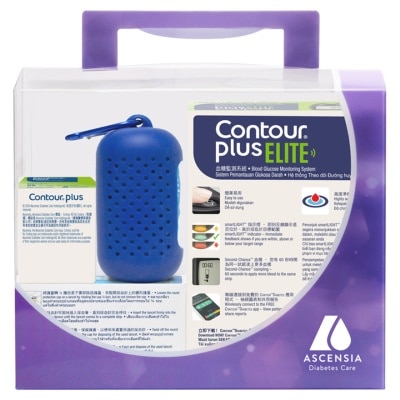 CONTOUR Contour®plus Elite血糖機禮盒套裝(附送贈品) (新舊包裝隨機發貨)