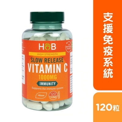 HOLLAND&BARRETT 維他命C（長效配方）1000毫克 120粒
