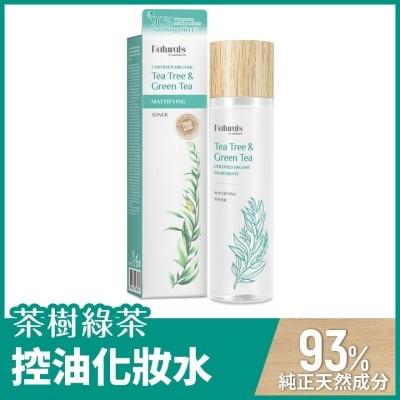 NATURALS BY WATSONS 茶樹綠茶控油化妝水 150毫升