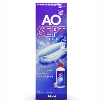 ALCON AO SEPT AO Sept Plus 隱形眼鏡護理雙氧水護理系統 360ml