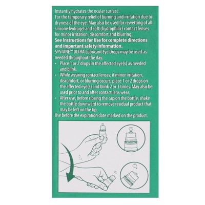 ALCON SYSTANE 適然® 高清滋潤眼藥水 (不含防腐劑配方)10毫升