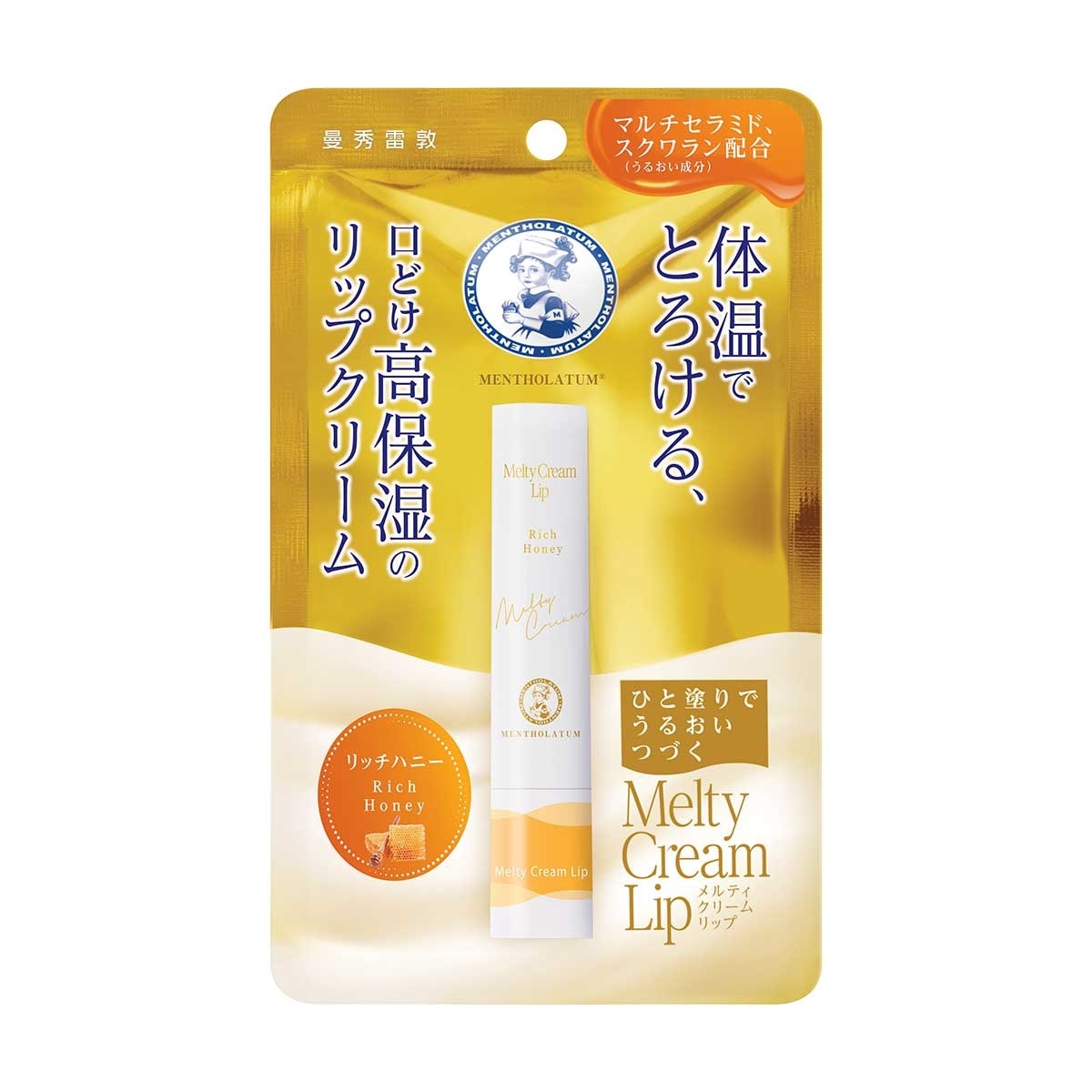 MENTHOLATUM Melty Cream Lip (rich Honey)