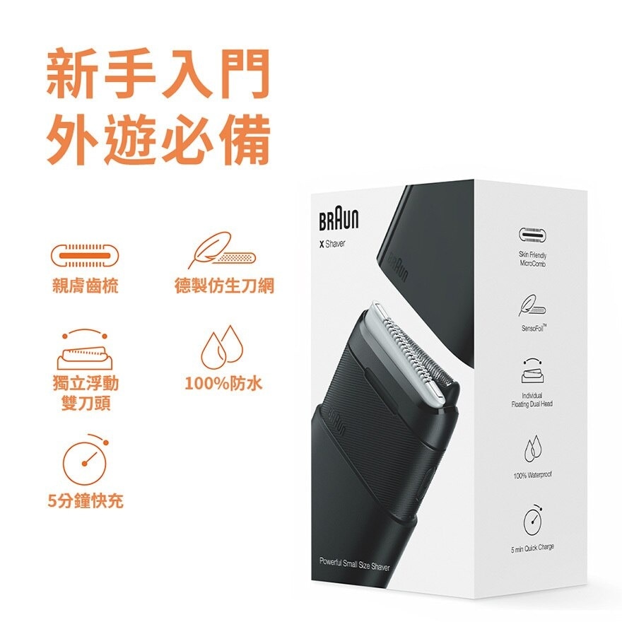 百靈牌 BRAUN Mini M1012電鬚刨（黑色）