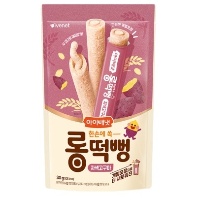 IVENET Org Long Brown Rice Roll (sweet Potato) 30g