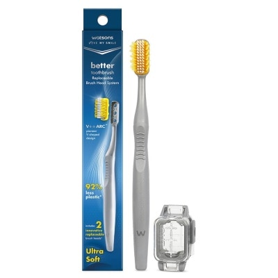 WATSONS Better Toothbrush With Heads 1s+2s