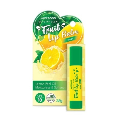 WATSONS Fruit Lip Balm Lemon Spf10