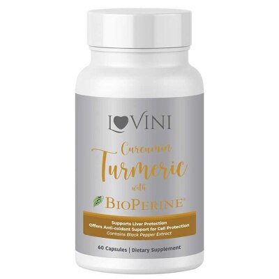 LOVINI Lovini Turmeric With Bioperine(60 Capsules)
