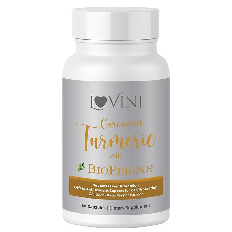 LOVINI Lovini Turmeric With Bioperine(60 Capsules)