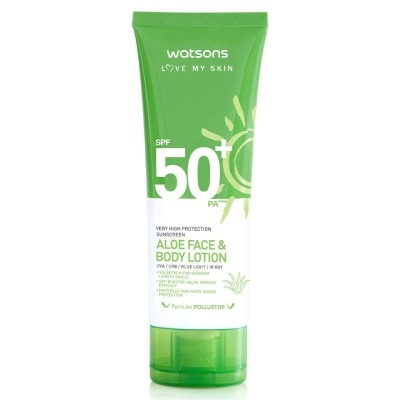 WATSONS Vhp Sunscreen Aloe Face& Body Spf50+