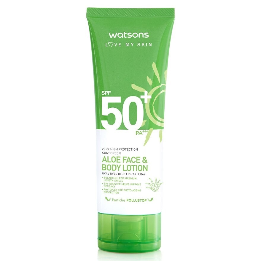 WATSONS Vhp Sunscreen Aloe Face& Body Spf50+