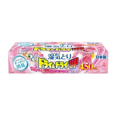 白元 白元除臭抽濕器420ml X 3 (花香味)