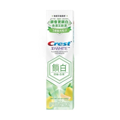 佳齒 Crest 香氛鎖白牙膏120克(清柚白茶)