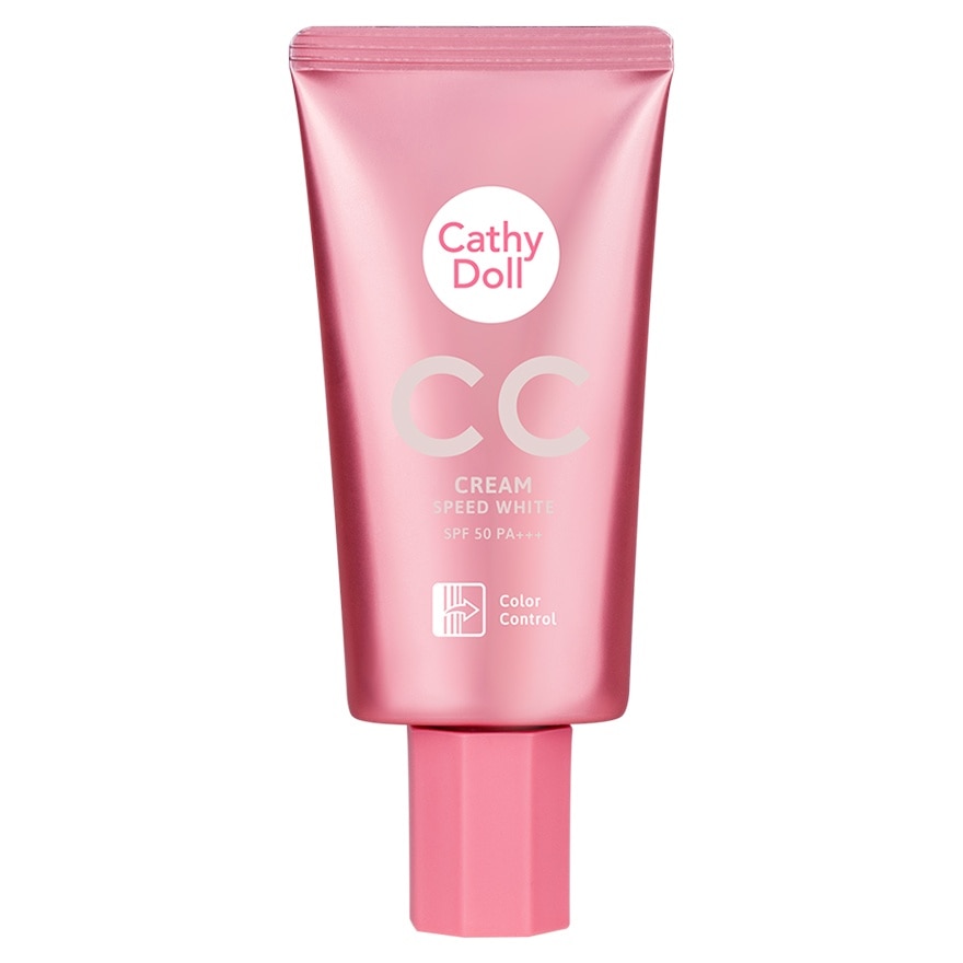 CATHY DOLL Cc Cream Spf50 Pa+++ Speed White 1 Light Beige 50ml