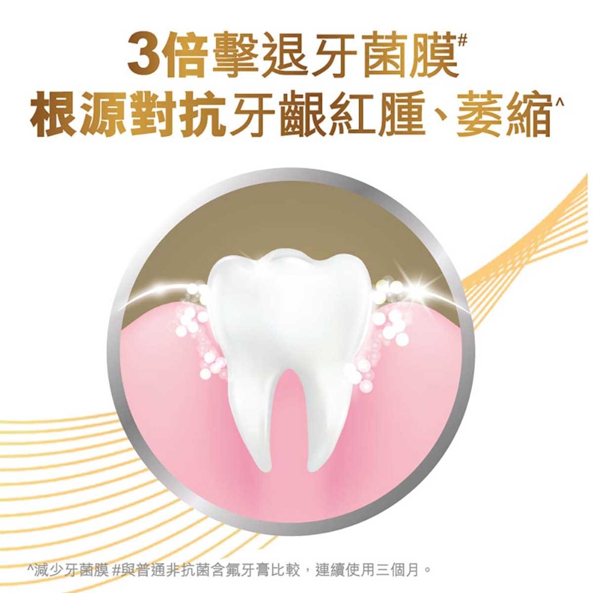 高露潔 高露潔 - 全效專業深層牙齦修護 牙醫界認可最強護齦成份雙鋅Zinc擊退牙周病牙齦流血紅腫萎縮 阻截牙菌膜滋生 微米滲透牙膏 (清涼薄荷味) (新舊包裝隨機發送)