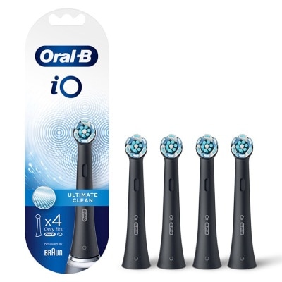 ORAL-B Io Ultclean Brush Head 4ct Black