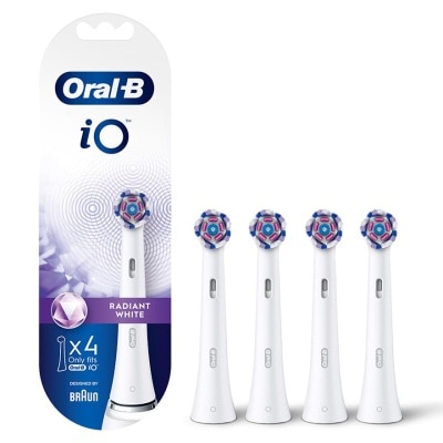 ORAL-B Io Radiant White Brush Head 4ctwhite