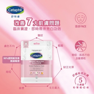 舒特膚 舒特膚透亮抗敏瞬間淨白面膜 23毫升6片