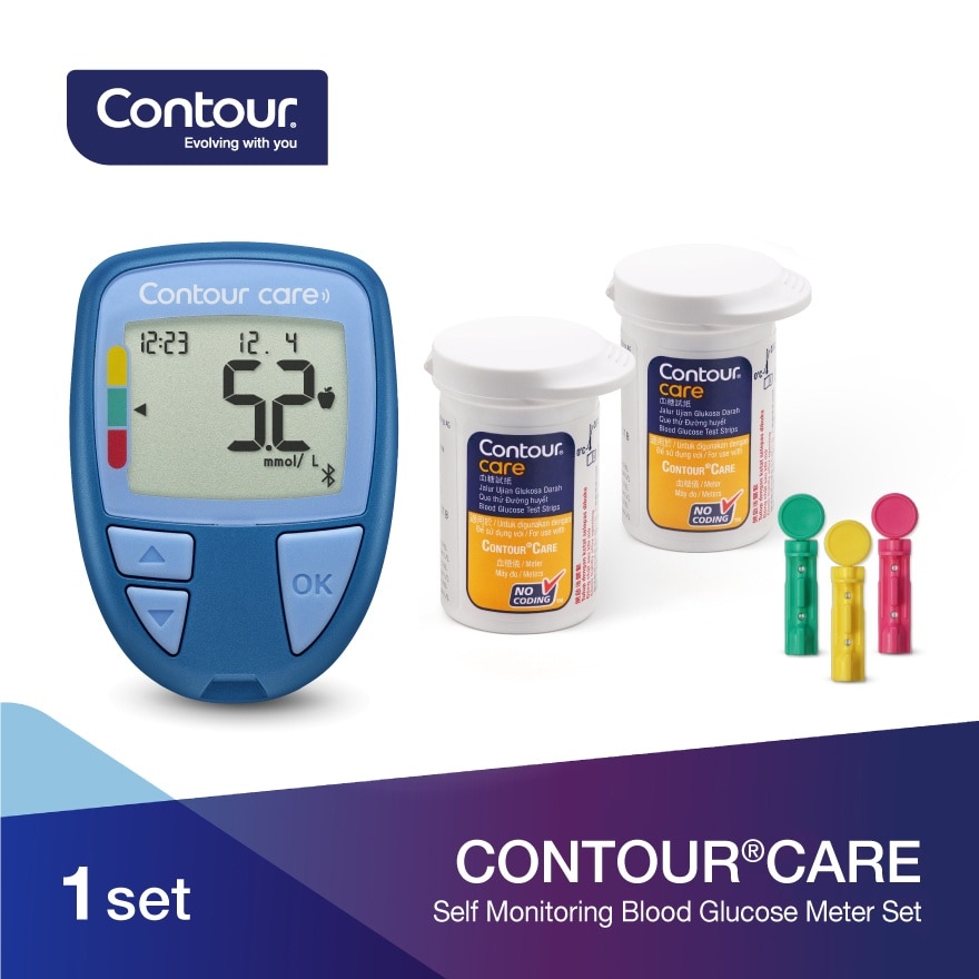 CONTOUR Contour®care Self Monitoring Blood Glucose Meter Set