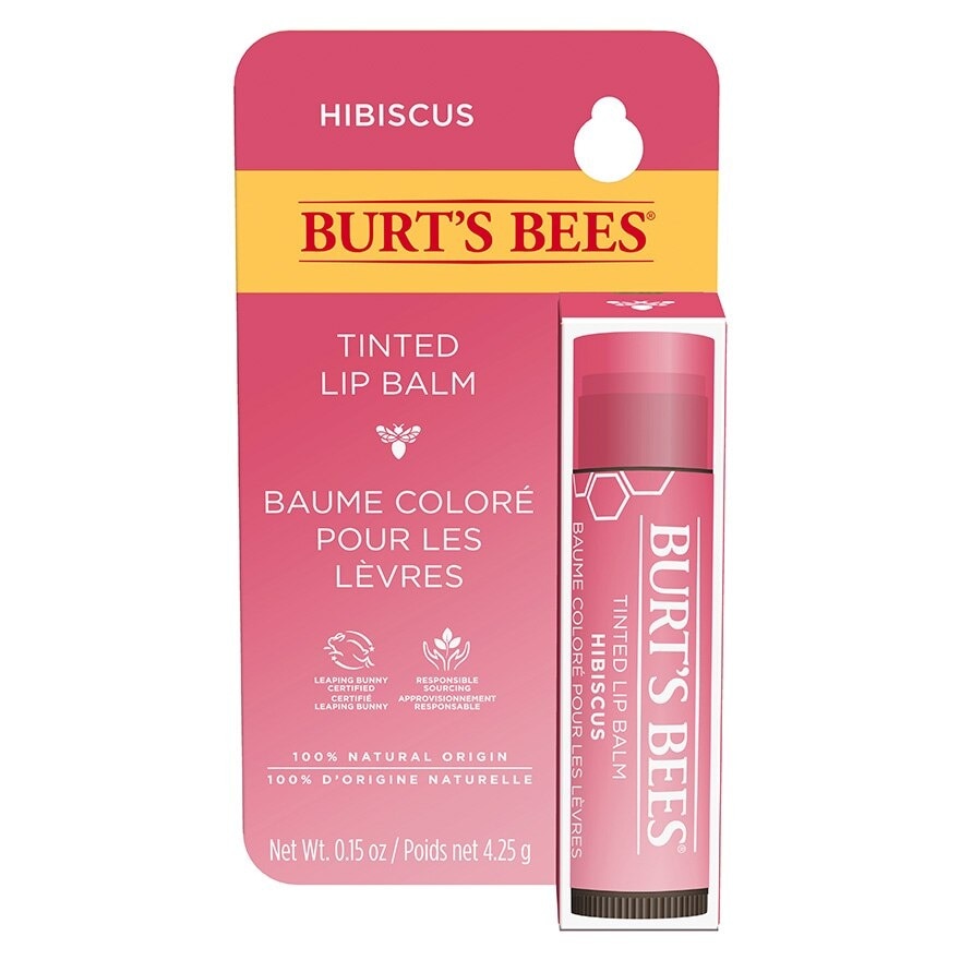 BURT'S BEES Tinted Lip Balm  Hibiscus