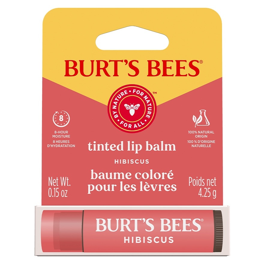 BURT'S BEES Tinted Lip Balm  Hibiscus