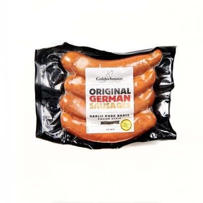 GOLDSCHMAUS Garlic Pork Brats(chilled 0-4°c)