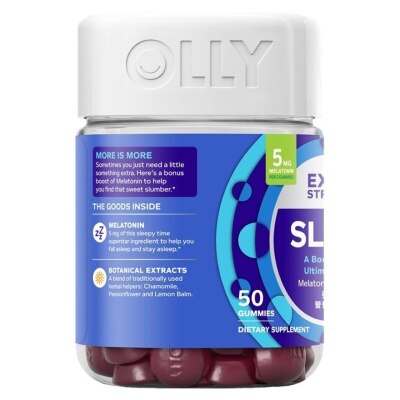 OLLY Extra Strength Sleep Gummy Supplement 50pcs