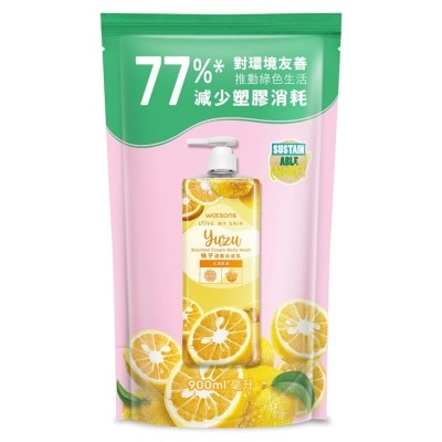 WATSONS Watsons Yuzu Scented Gel Bodywash Refill 900ml