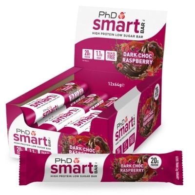PhD 黑朱古力野莓蛋白棒