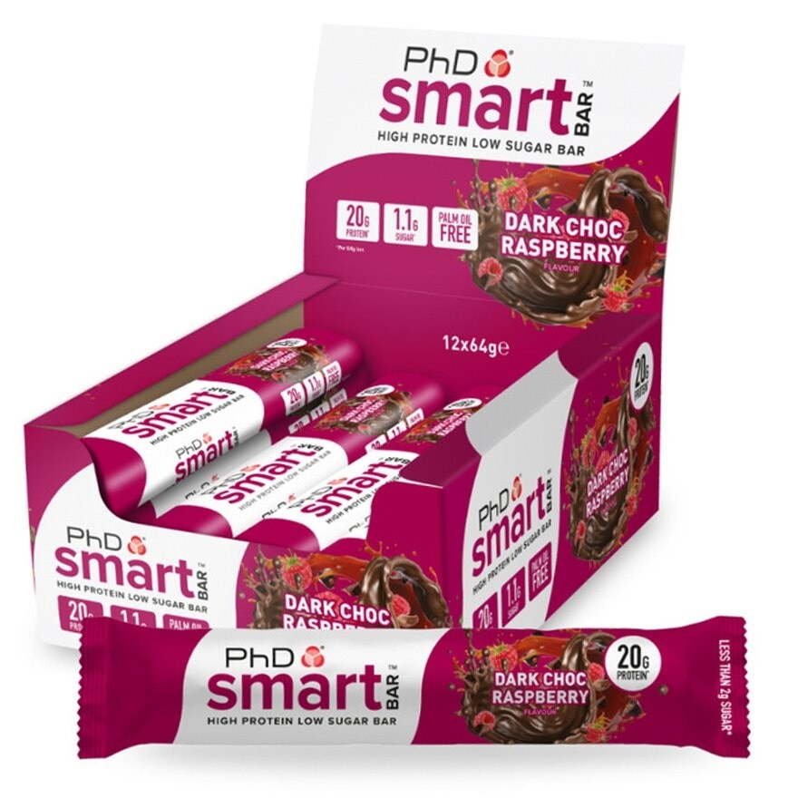 PhD 黑朱古力野莓蛋白棒