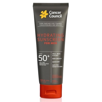 澳洲防癌協會 CCA 男士清爽保濕防曬霜SPF50+ 100毫升
