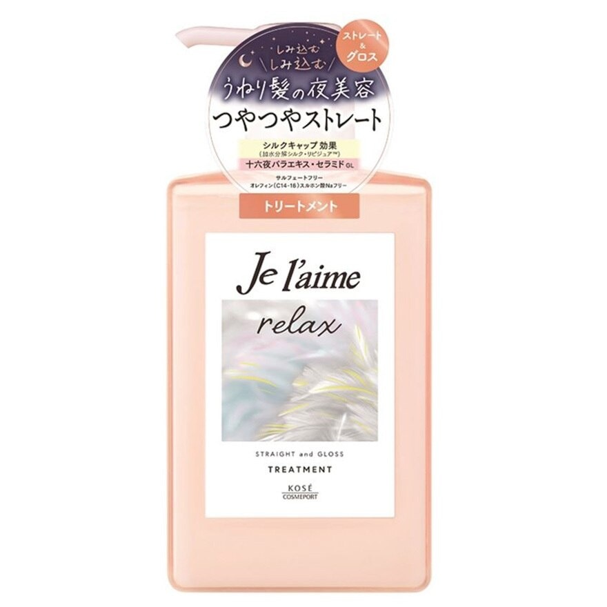 JE L'AIME Je L'aime  Relax  Midnight Repair  Hair Treatment  Straight&gloss 480ml