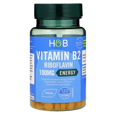 HOLLAND&BARRETT 維他命B2 核黃素100毫克120粒
