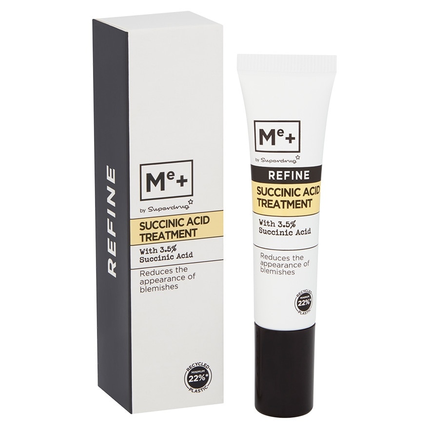 SUPERDRUG Niacinamide Moisturiser 75ml Succinic Acid Blemish Treatment 15ml