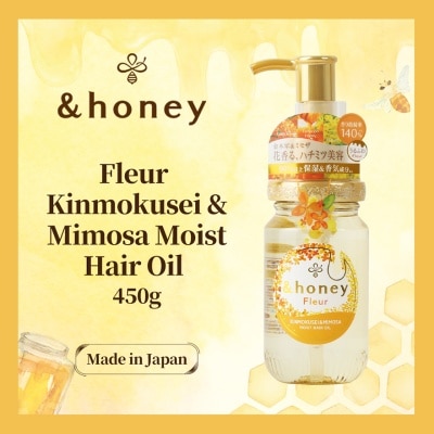 &HONEY &honey Fleur Kinmokusei & Mimosa Moist Hair Oil 100ml