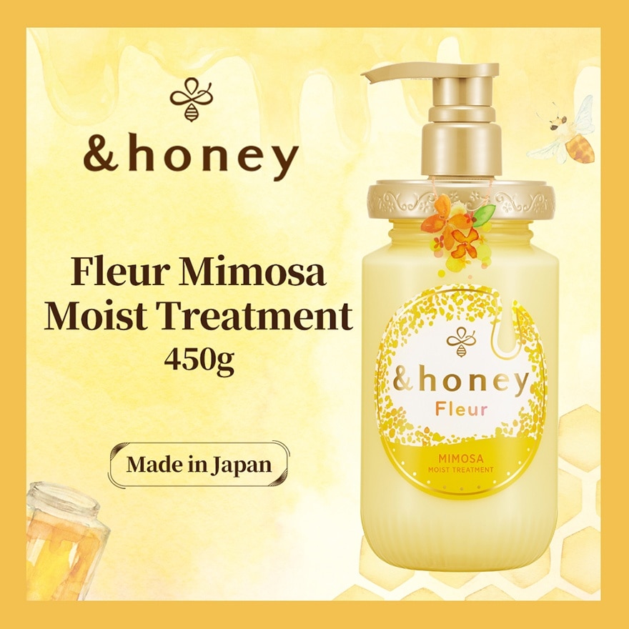 &HONEY &honey Fleur Mimosa Moist Treatment 445g