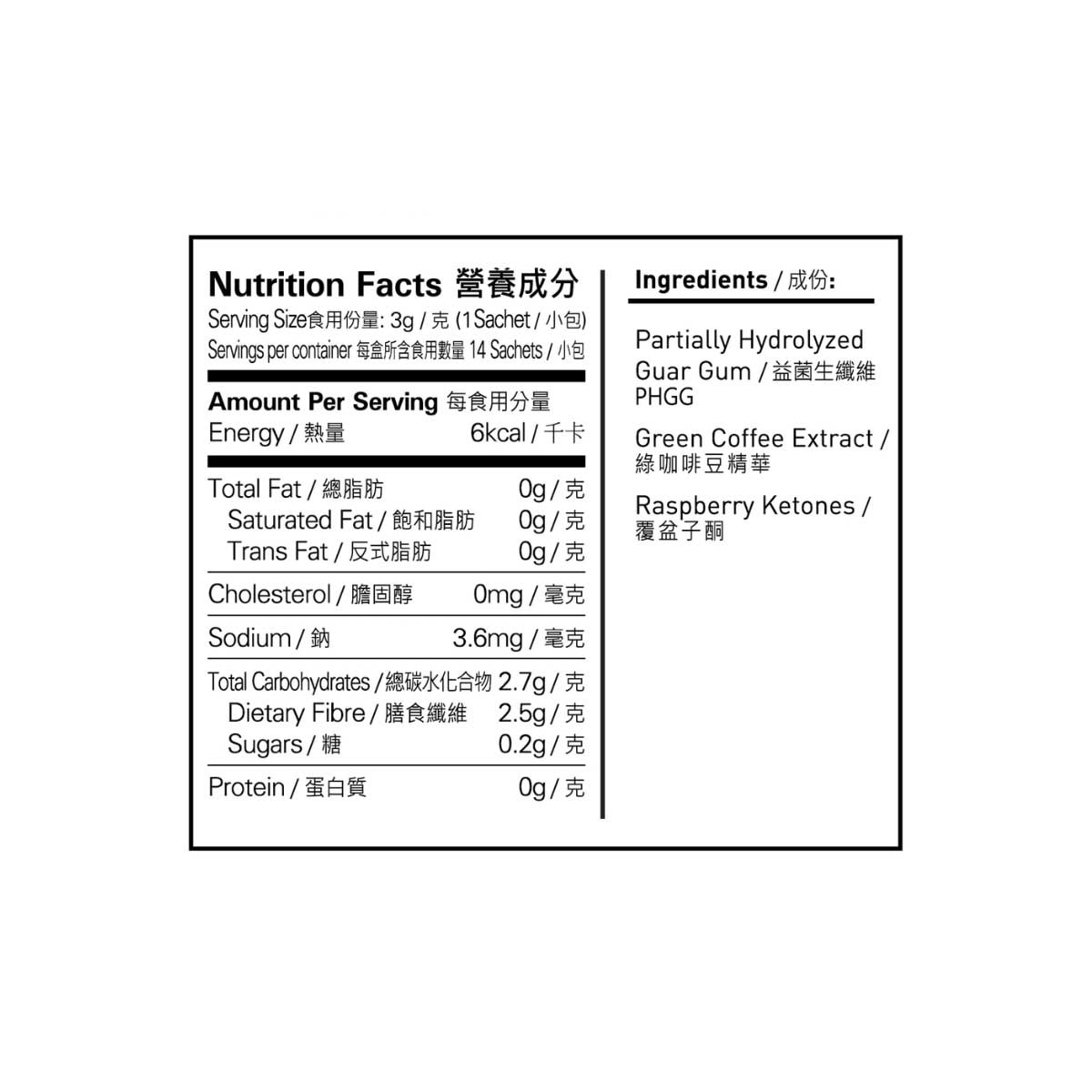 超級食品工房 超級抗醣燃脂素3克 X 14包