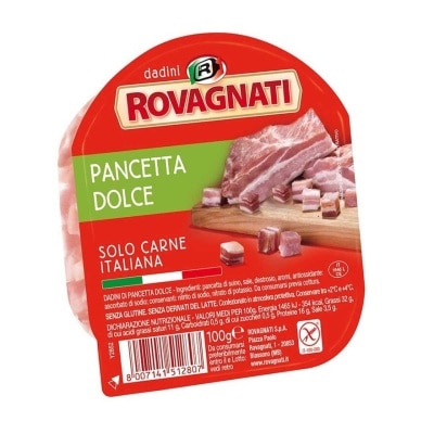 ROVAGNATI Italian Original Bacon Cubes