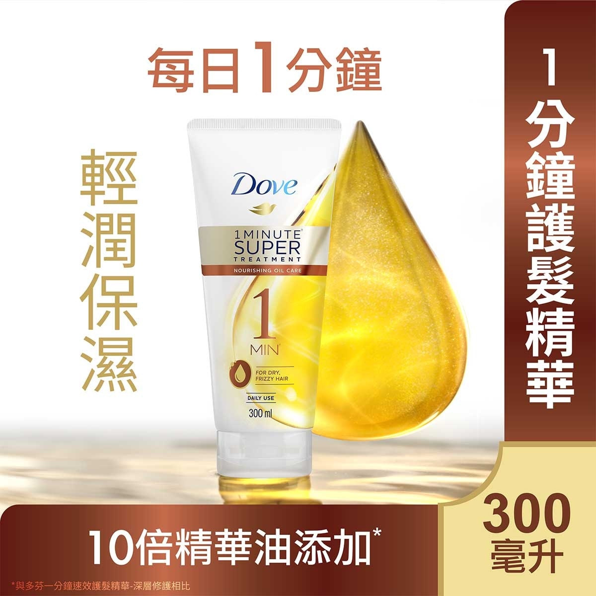 DOVE Dove 1 Minute Super Treatment 300ml - Nourishing Oil Care