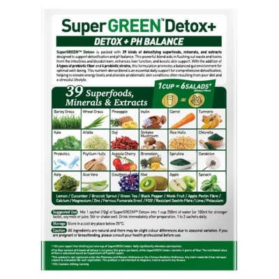 SUPERFOOD LAB Supergreen Detox+