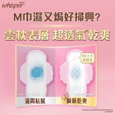 護舒寶 AIR DRY雲枕瞬吸日用普通24CM 20片