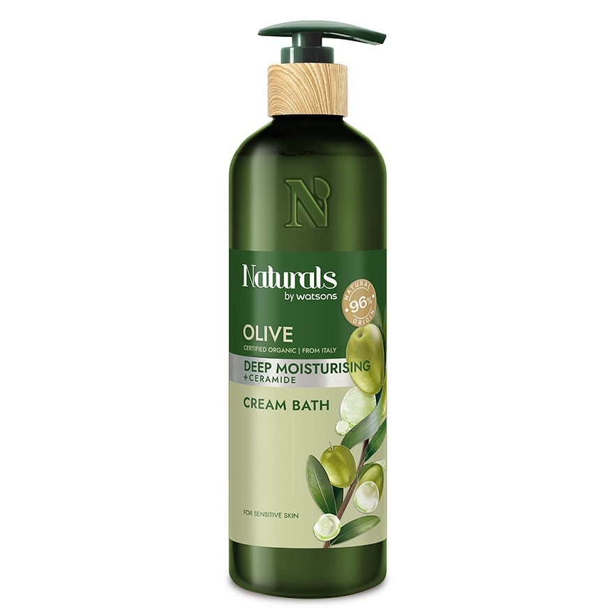 NATURALS BY WATSONS 橄欖沐浴乳490ML