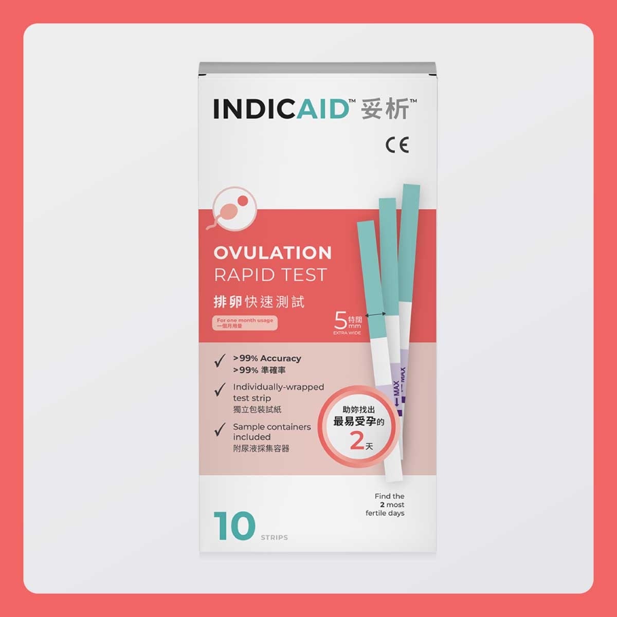 INDICAID OVULATION RAPID TEST