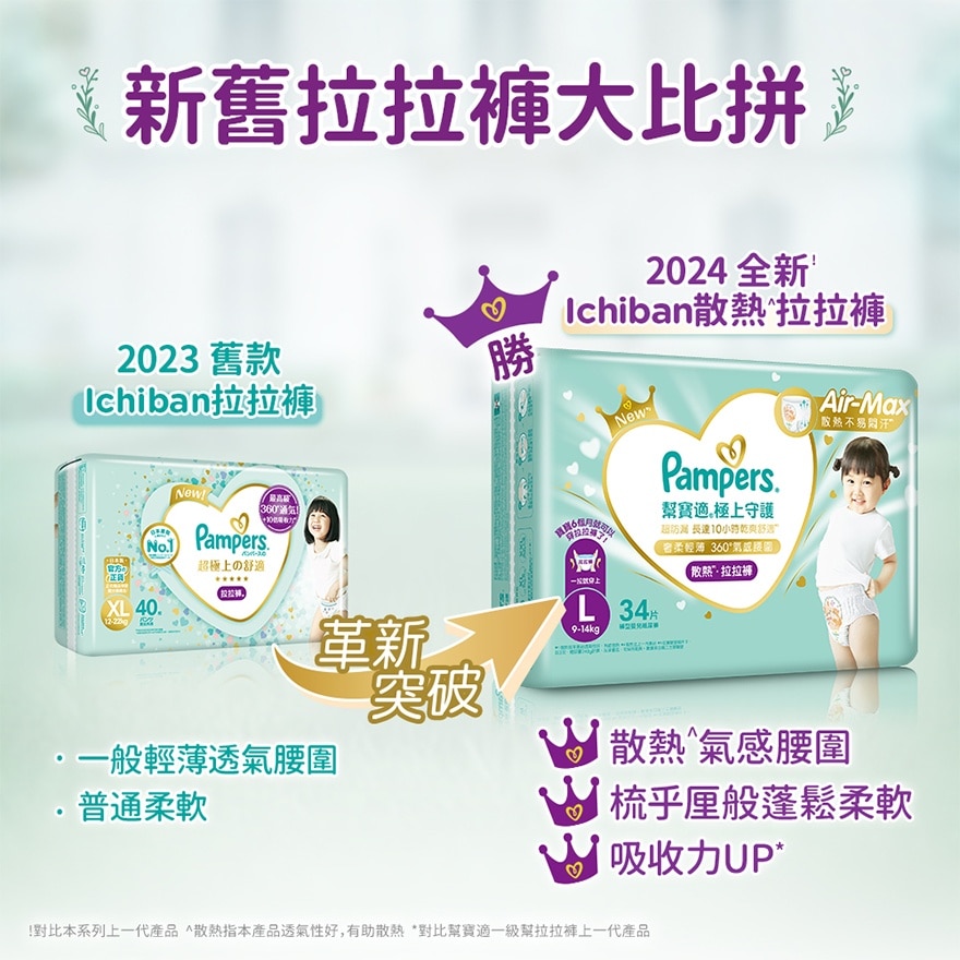 PAMPERS Pampers Ichiban Pants L+ 102 Pcs (clubpack)