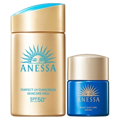 ANESSA ANESSA極防水美肌UV乳液限定裝 (極防水美肌UV乳液60ML + 亮白精華12ML)