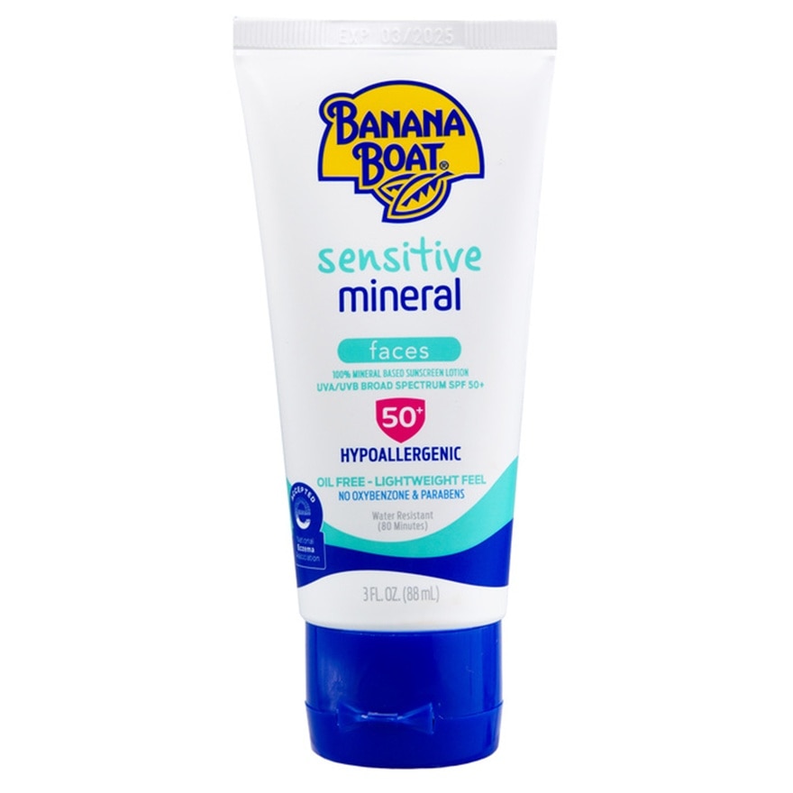 BANANA BOAT Banana Boat Sensitive 100% Mineral Lotion Spf50+