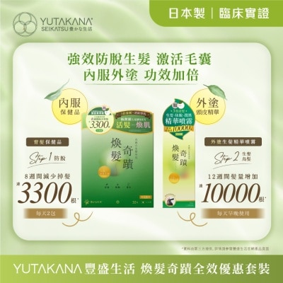 YUTAKANA SEIKATSU Anti-hair Loss Hair Growth Set