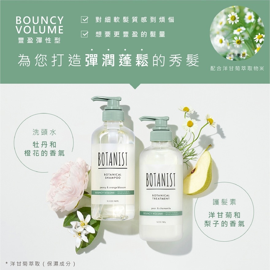 BOTANIST Botanical Shampoo Bouncy Volume