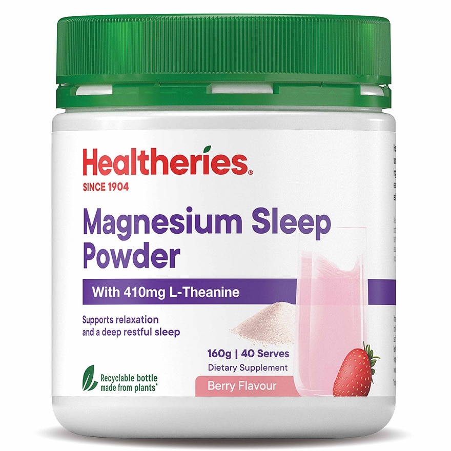 HEALTHERIES Magnesium Sleep Powder 160g